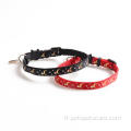 Eco Friendly Tissu de luxe Small Pet Cat Collar